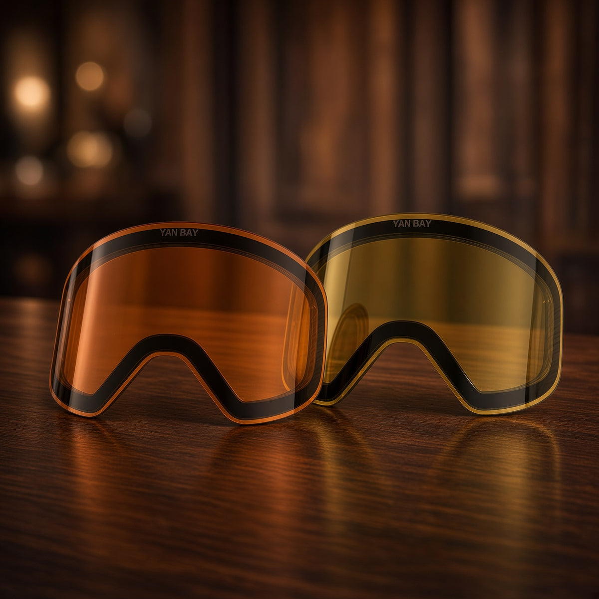 YAN BAY Zusatzglas-Set Gelb und Orange