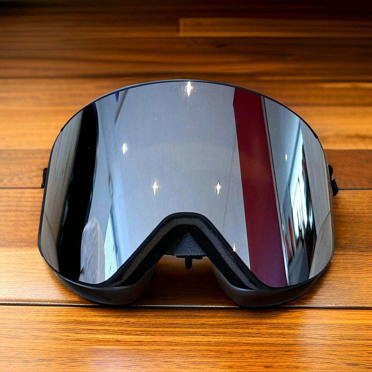 YAN BAY skibriller Sølv – speilglass