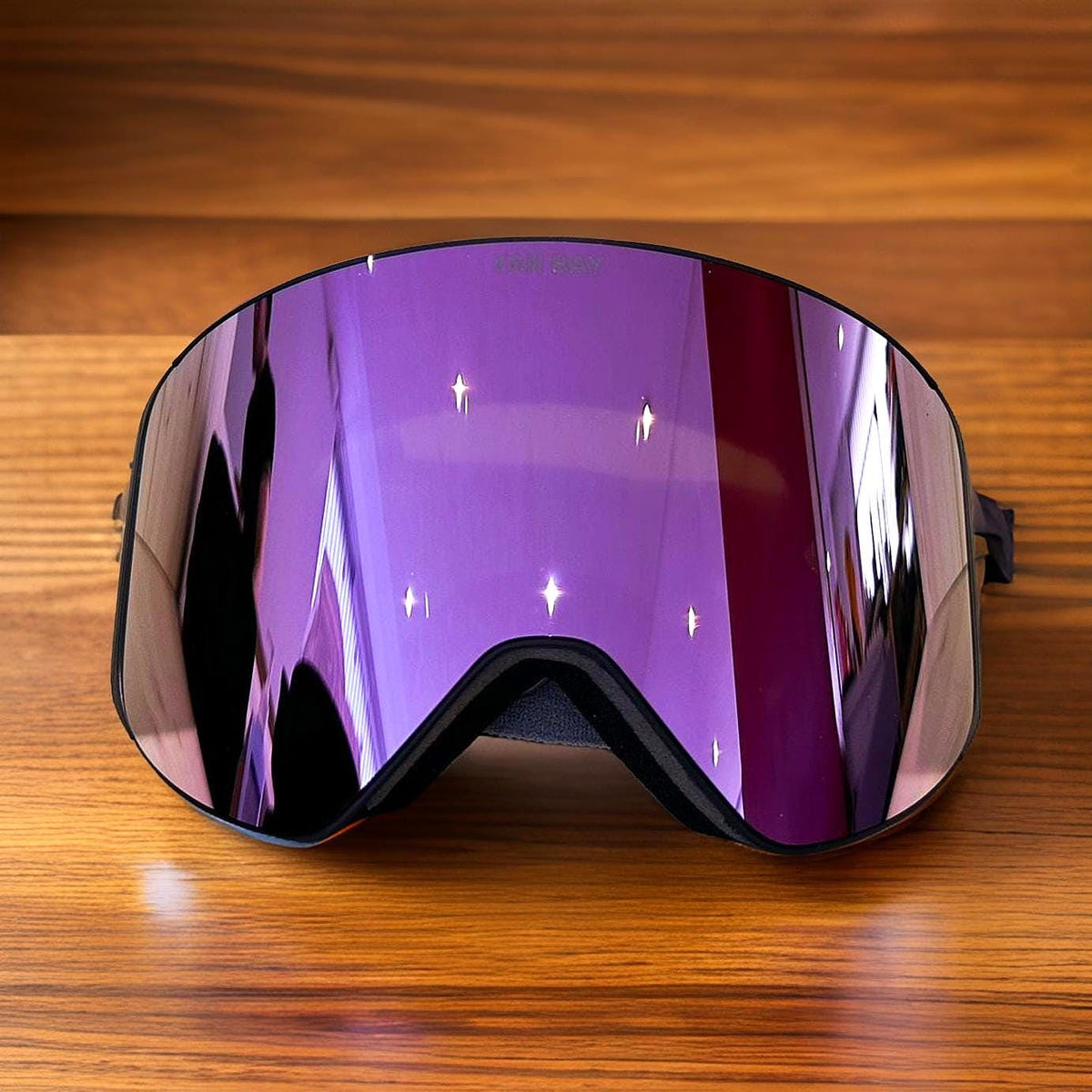 YAN BAY Skibrille Lila seitlich